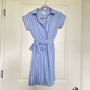 Design History by SAKS striped shirt dress Size S